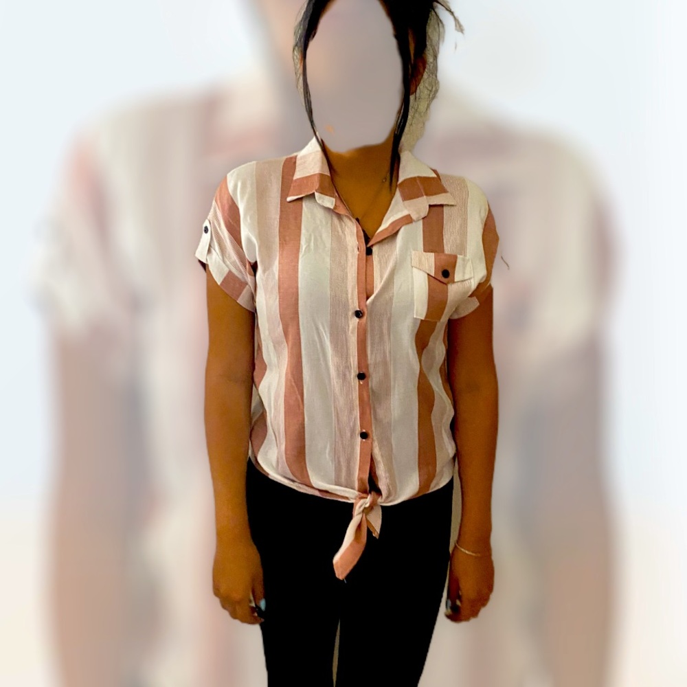 Shein short sleeve blouse